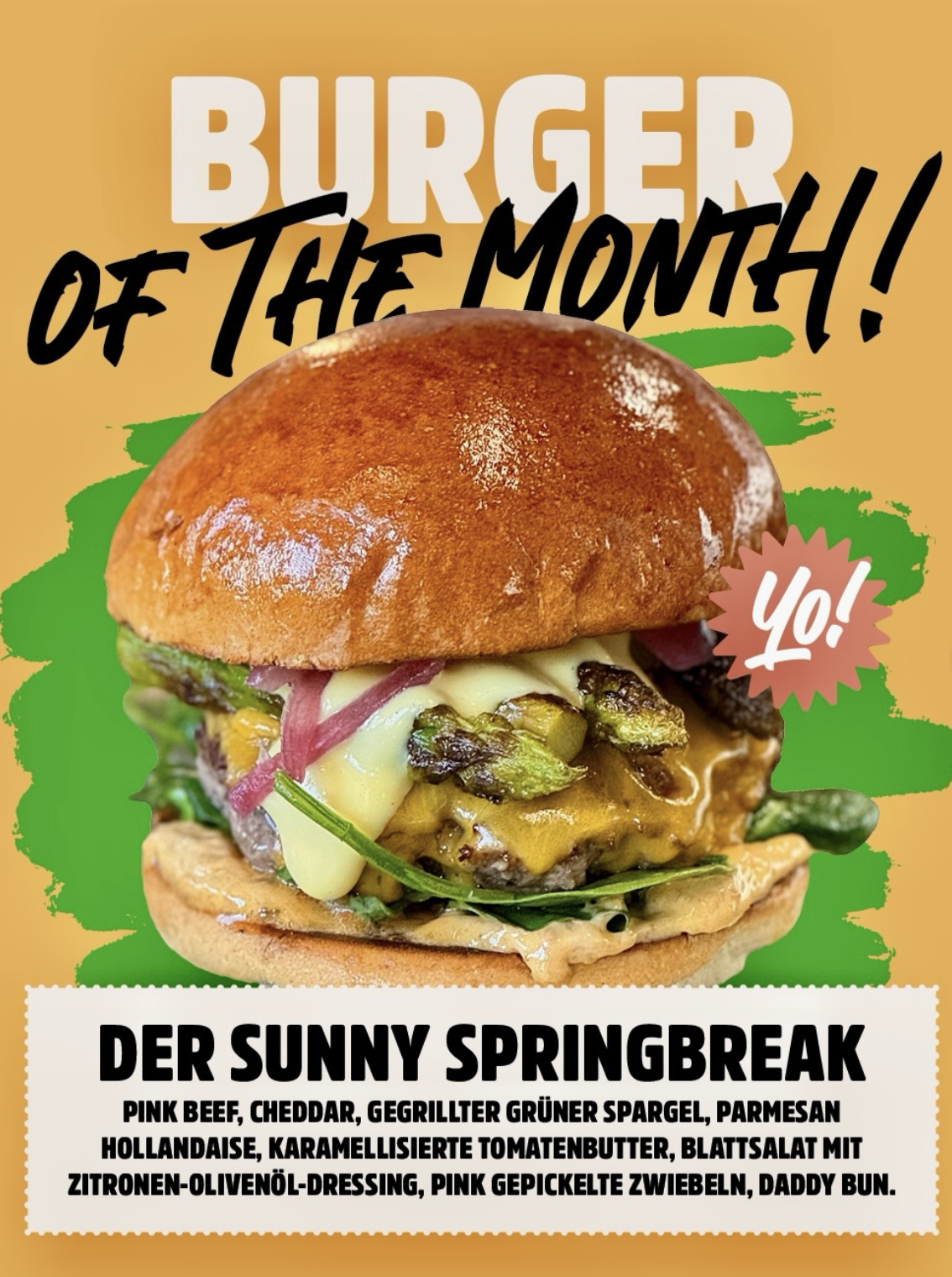 Der Sunny Springbreak Burger